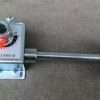 Manual worm gear damper actuator metal handle