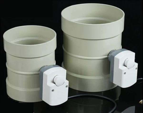 Plastic Motorized Air Damper Valve - Round and good sealing effect 5 Plastic Motorized Air Damper Valve round type
