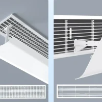 Shopping Rectangle air vent deflector for ceiling or sidewall air grille supplied by Smartclima 264