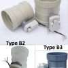 Type B1 B2 B3 motorized plastic duct damper valve