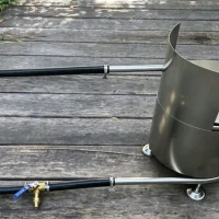 All-weather Premium Stainless Steel Wood Fire Hot Tub Heat Coil for Safe Bath Water